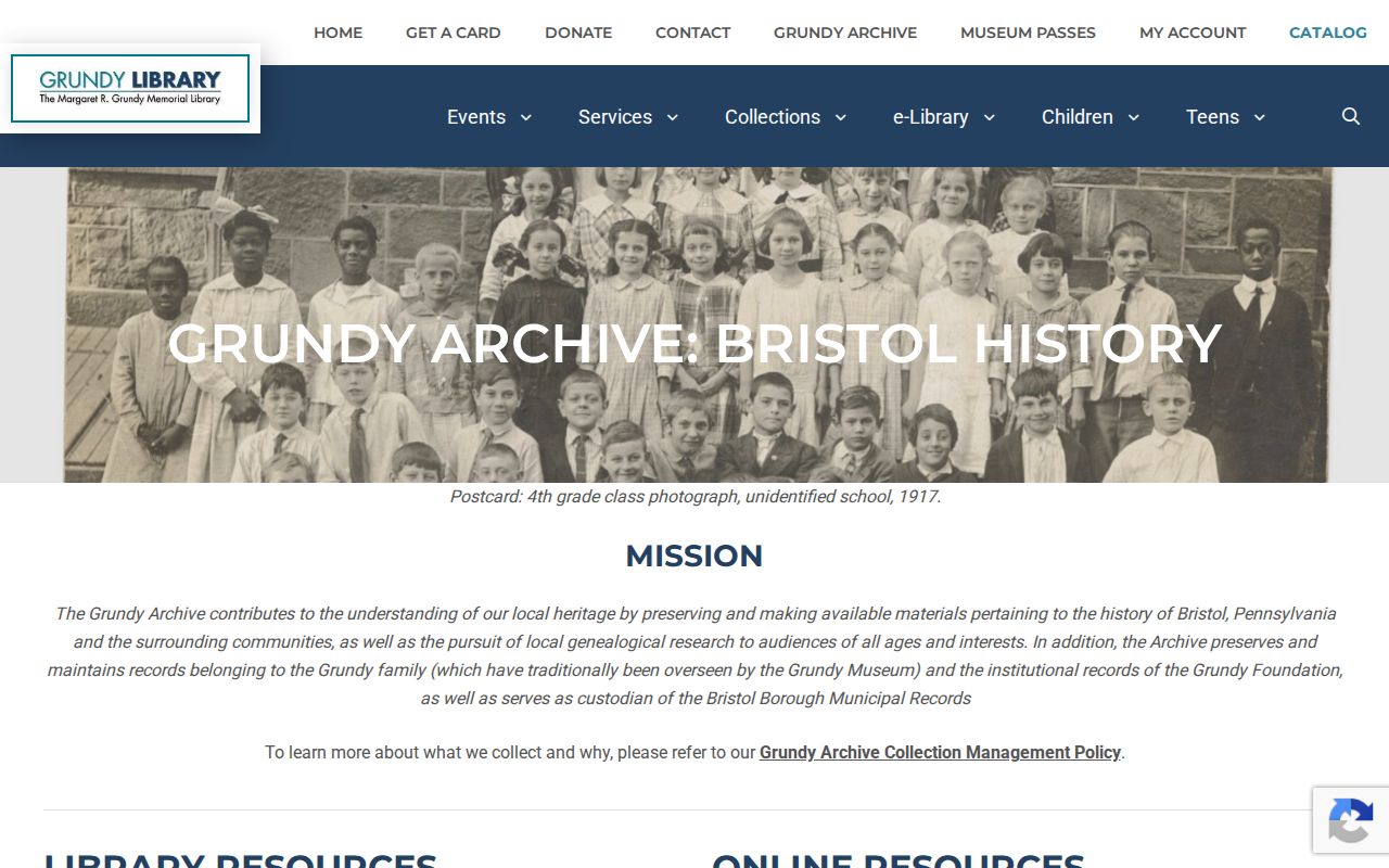 Bucks County city directory companion resources at the Grundy Archive