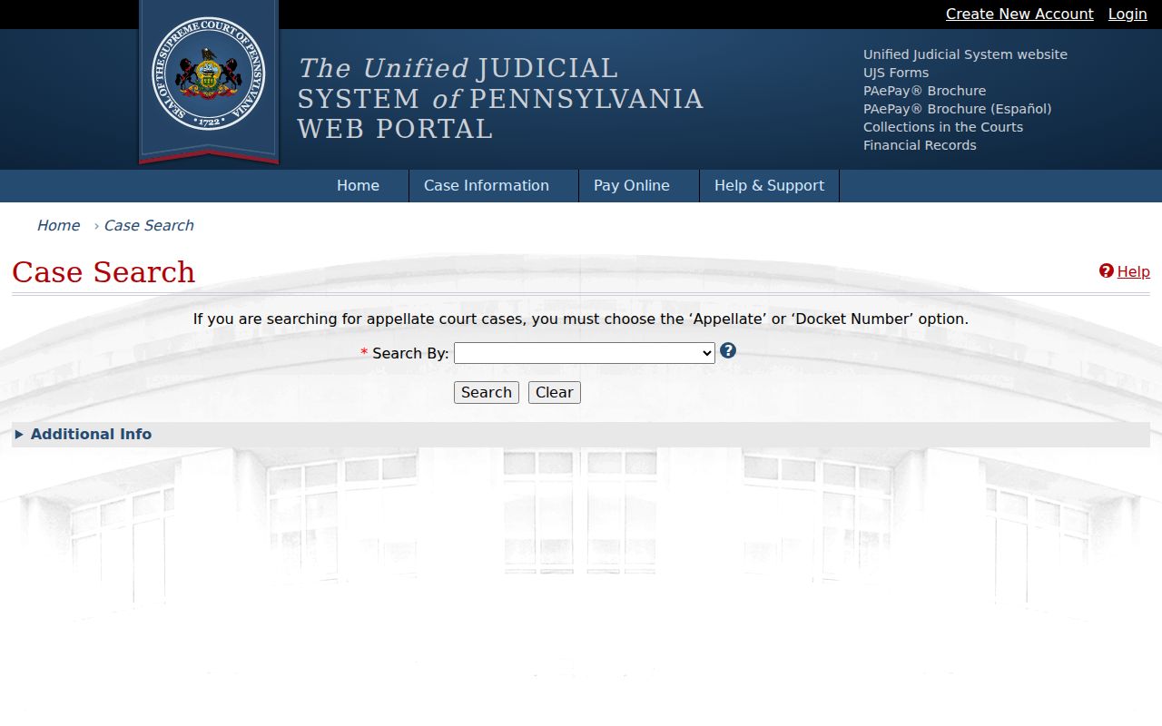 Bucks County residents directory public court case search